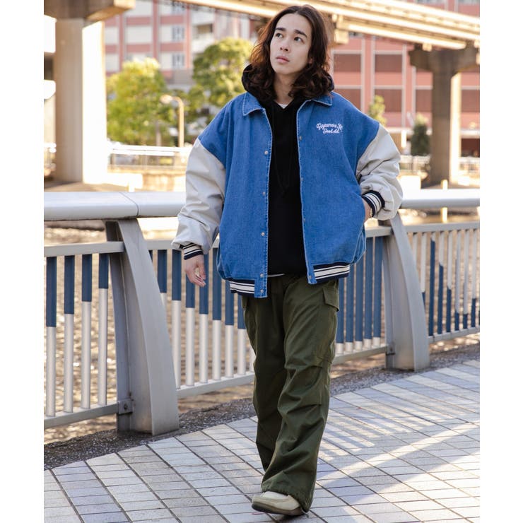 【激安通販オンラインショップ】 デニムスタジャン[品番：WG010089648]｜WEGO【MEN】（ウィゴー ジャケット・アウター