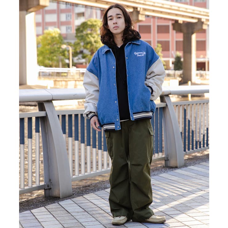 デニムスタジャン[品番：WG010089648]｜WEGO【MEN】（ウィゴー）のメンズファッション通販｜SHOPLIST（ショップリスト）