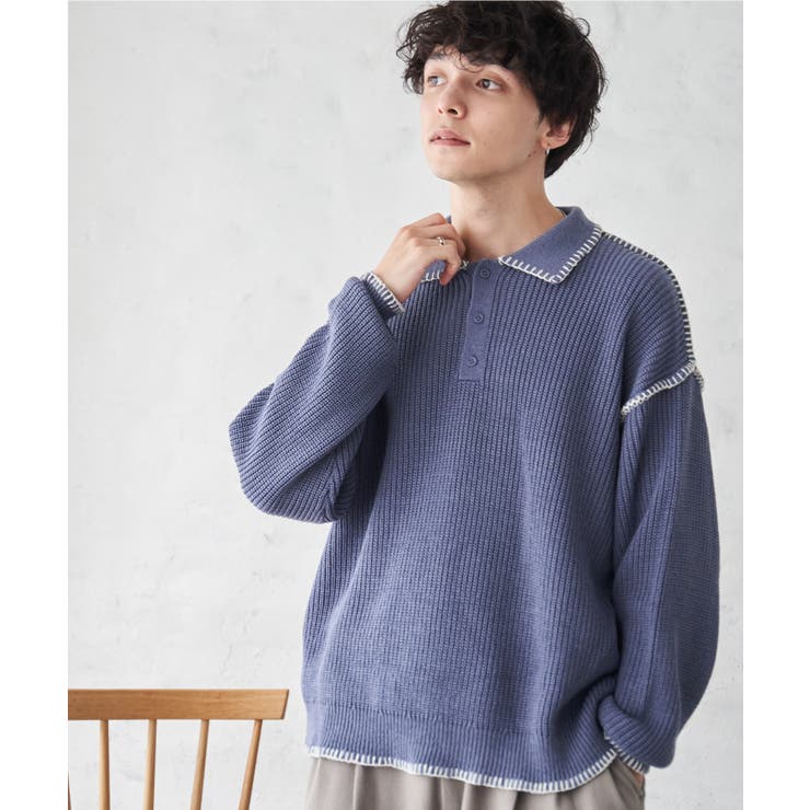 ハンドステッチポロプルオーバー[品番：WG010089651]｜WEGO【MEN】（ウィゴー）のメンズファッション通販｜SHOPLIST（ショップリスト）