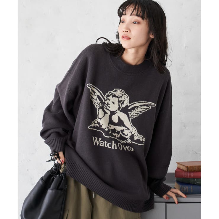 オーバーフィットジャガードプルオーバー | WEGO【WOMEN】 | 詳細画像28 