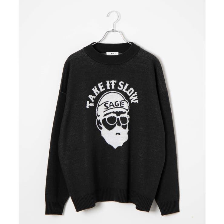 オーバーフィットジャガードプルオーバー | WEGO【WOMEN】 | 詳細画像33 