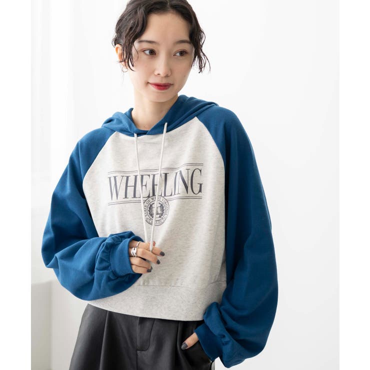 ラグランショートパーカー[品番：WG010089656]｜WEGO【WOMEN】（ウィゴー）のレディース ファッション通販｜SHOPLIST（ショップリスト）