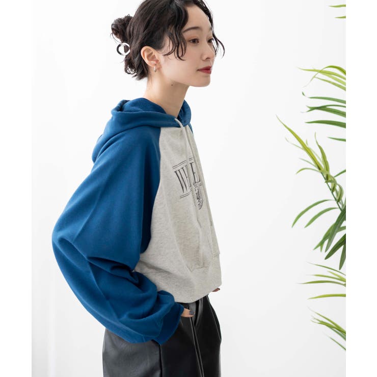 ラグランショートパーカー[品番：WG010089656]｜WEGO【WOMEN