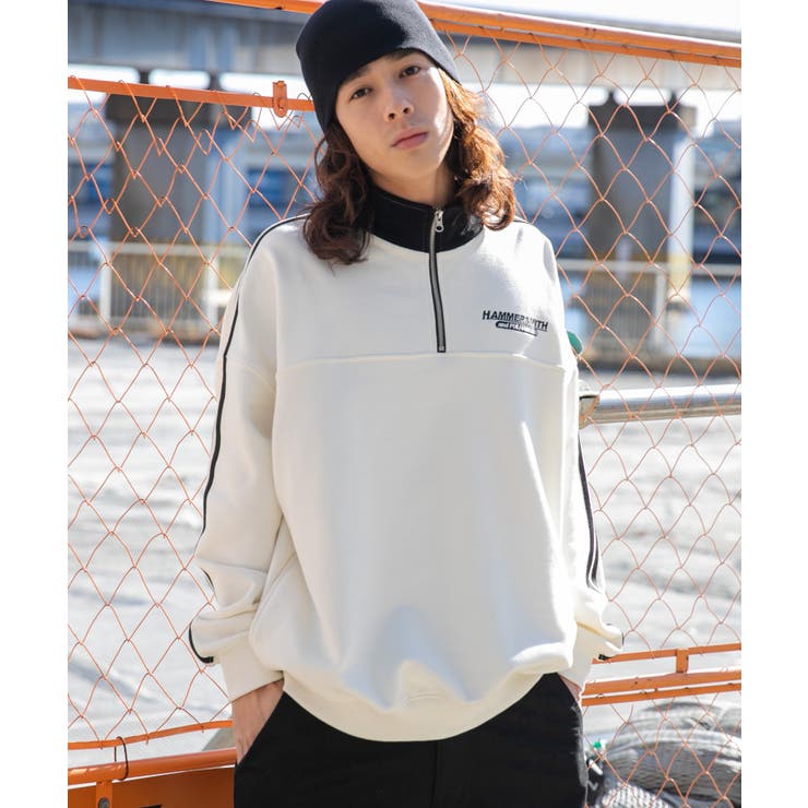 ヘビーウエイトラインスリーブプルオーバー[品番：WG010089660]｜WEGO