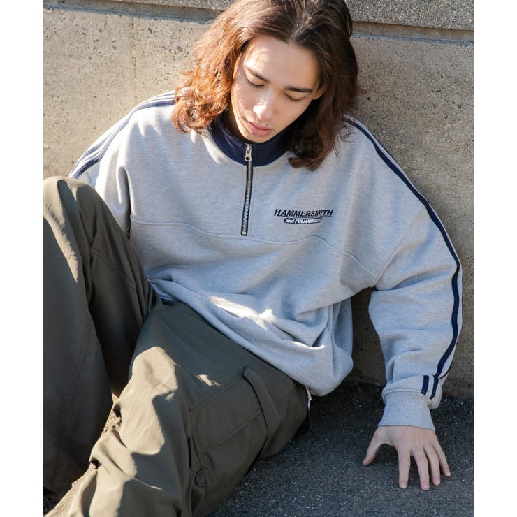 ヘビーウエイトラインスリーブプルオーバー[品番：WG010089660]｜WEGO