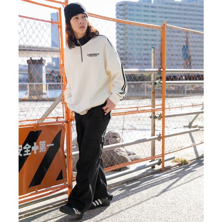 ヘビーウエイトラインスリーブプルオーバー[品番：WG010089660]｜WEGO