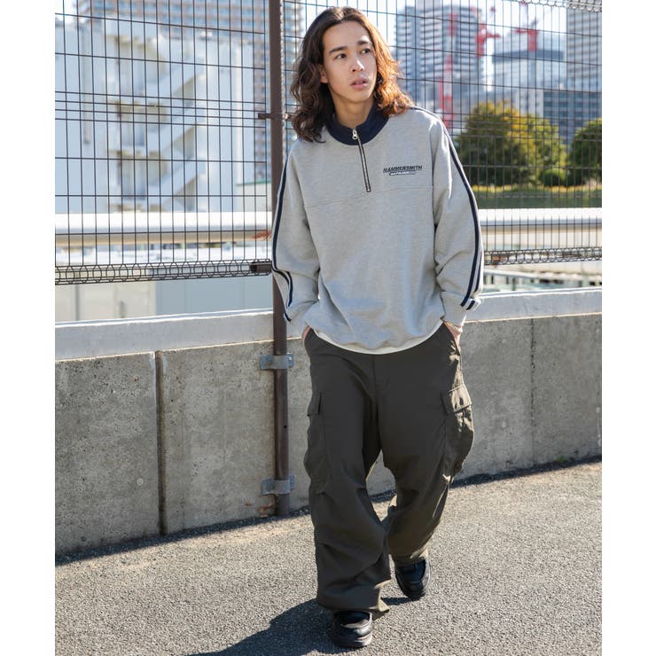 ヘビーウエイトラインスリーブプルオーバー[品番：WG010089660]｜WEGO