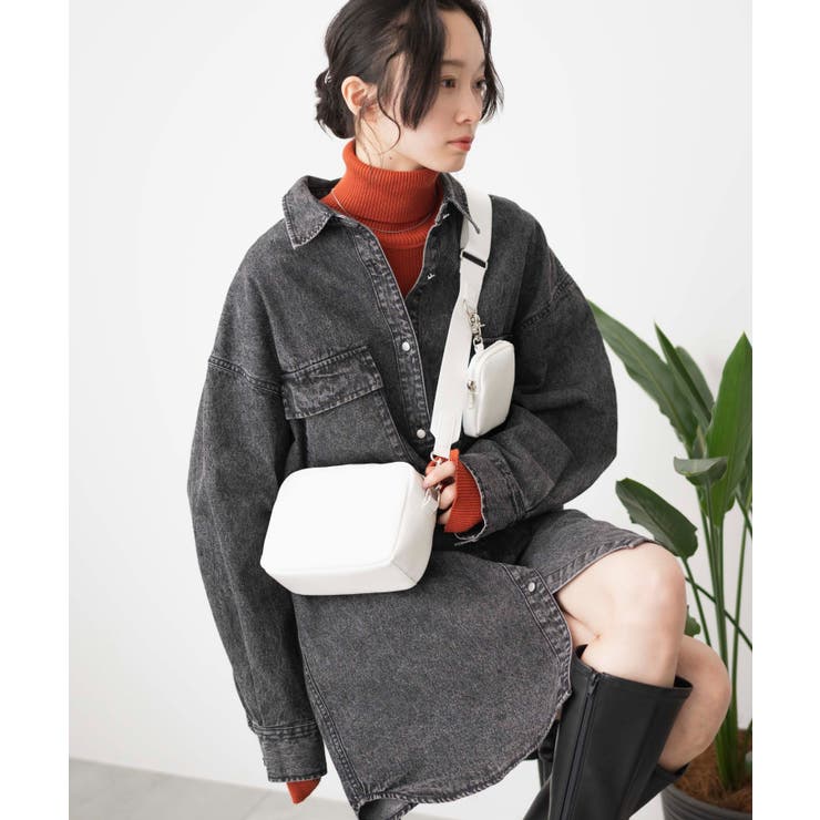 ポーチ付きスクエアショルダー[品番：WG010089665]｜WEGO【WOMEN