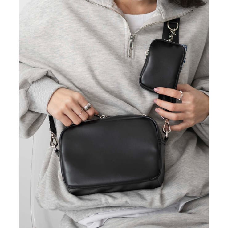 ポーチ付きスクエアショルダー[品番：WG010089665]｜WEGO【WOMEN