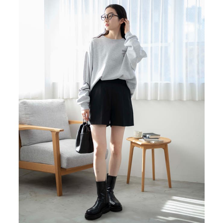 【特別送料無料！】 タックショートパンツ[品番：WG010089667]｜WEGO【WOMEN パンツ