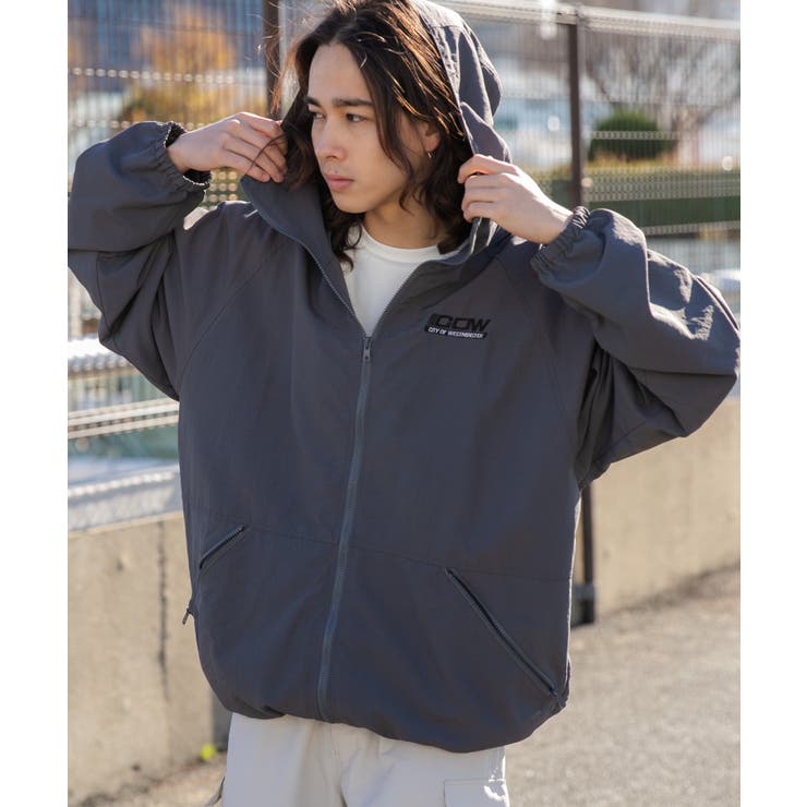 ナイロンフードシェルブルゾン[品番：WG010089681]｜WEGO【MEN】（ウィゴー）のメンズファッション通販｜SHOPLIST（ショップリスト）