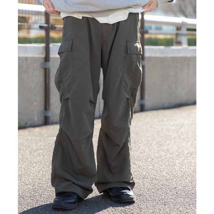 ナイロンカーゴパンツ[品番：WG010089683]｜WEGO【MEN