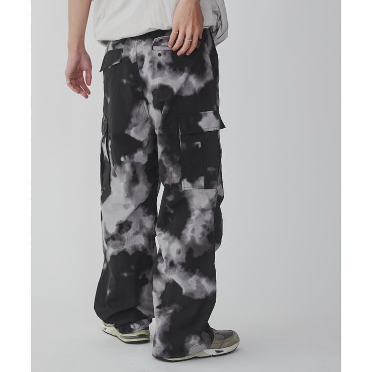 nylon cargo pants | OHOTORO