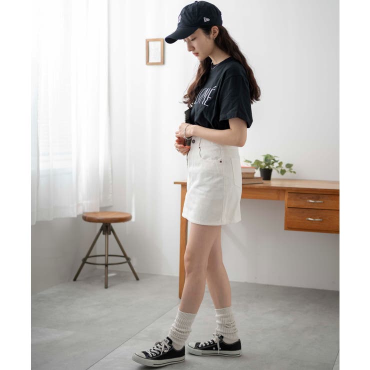 台形デニムミニスカート | WEGO【WOMEN】 | 詳細画像5 