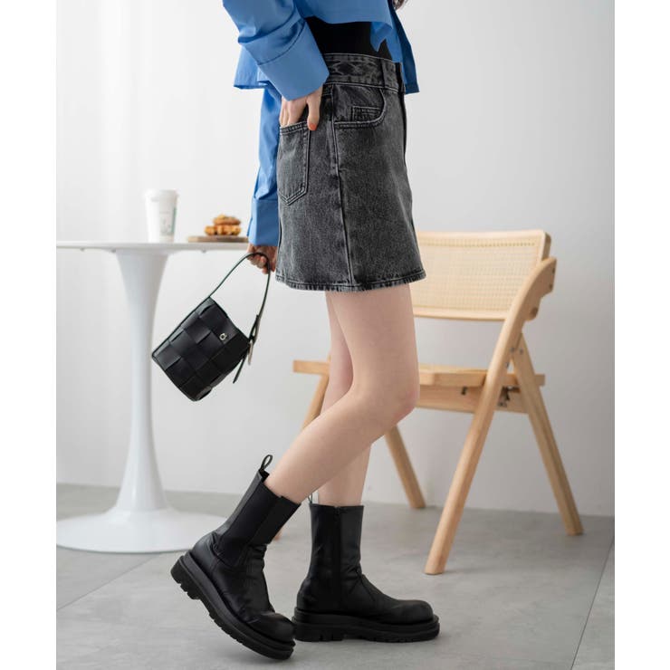台形デニムミニスカート | WEGO【WOMEN】 | 詳細画像13 