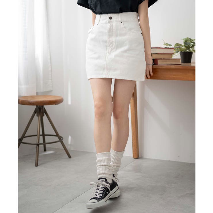 台形デニムミニスカート | WEGO【WOMEN】 | 詳細画像23 
