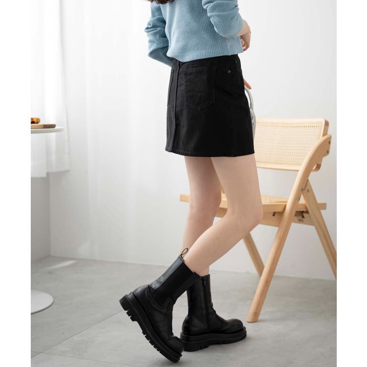 台形デニムミニスカート | WEGO【WOMEN】 | 詳細画像32 