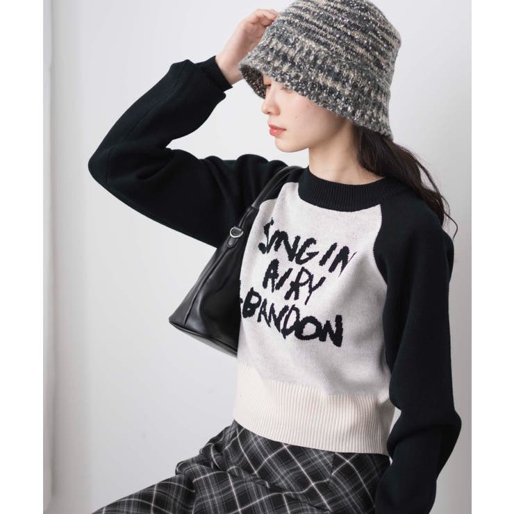 柄1 | ジャガードショートニットプルオーバー | WEGO【WOMEN】