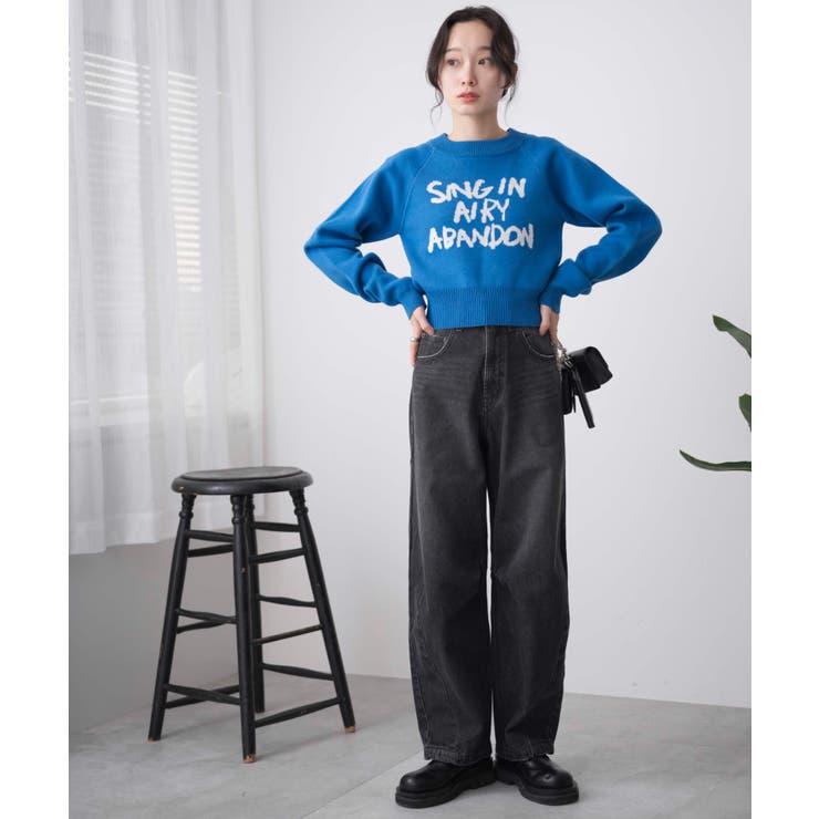 ジャガードショートニットプルオーバー | WEGO【WOMEN】 | 詳細画像3 