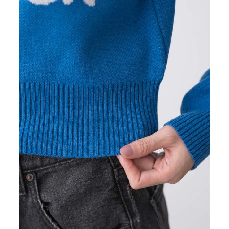 ジャガードショートニットプルオーバー | WEGO【WOMEN】 | 詳細画像7 