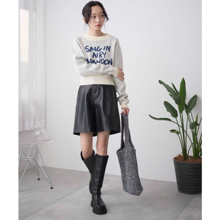 ジャガードショートニットプルオーバー | WEGO【WOMEN】 | 詳細画像11 