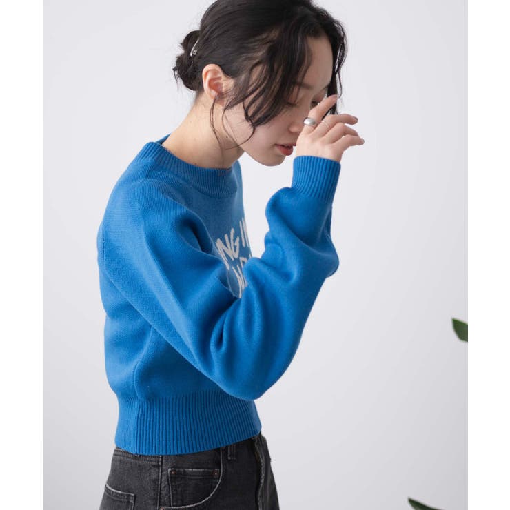 ジャガードショートニットプルオーバー | WEGO【WOMEN】 | 詳細画像14 