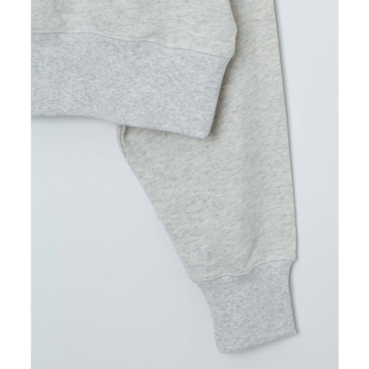 ハーフZIP襟付きショートスウェット[品番：WG010089719]｜WEGO