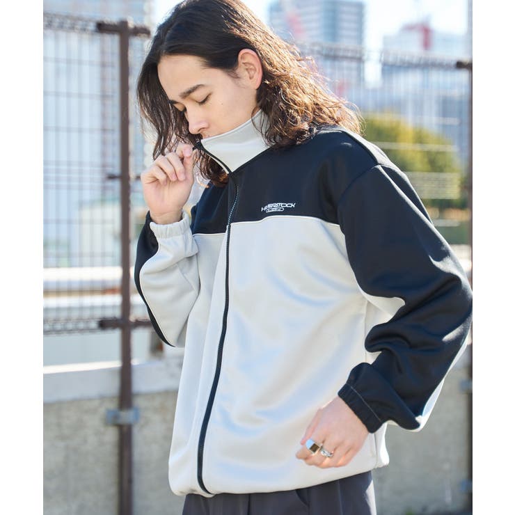 バイカラートラックジャケット[品番：WG010089734]｜WEGO【MEN