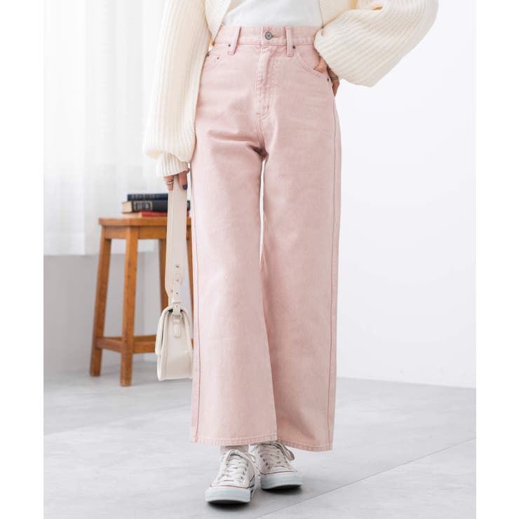 Ans Dotsloevner ストレートパンツ ANS DOTSLOEVNER-DOCKING PANTS - VISITFOR