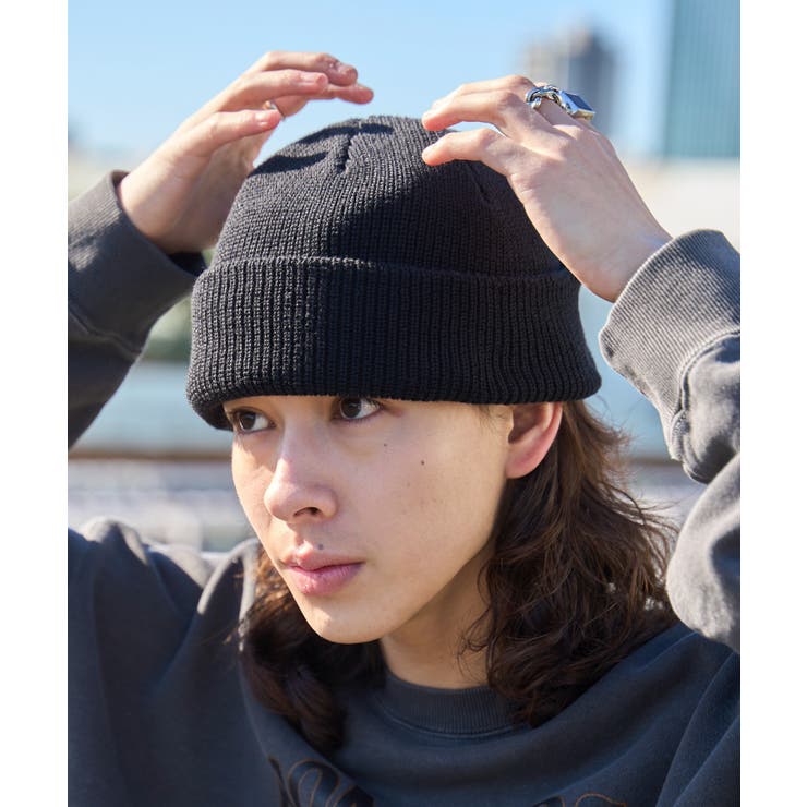 ウォッシャブルポンチョロゴニット – plusotoha
