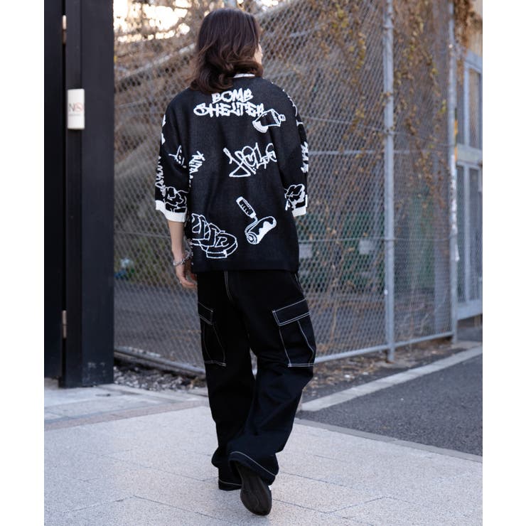 ジャガードグラフィックニット(S)[品番：WG010089799]｜WEGO【MEN ...