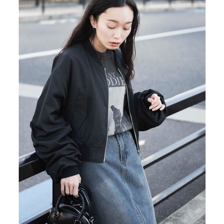 ショートMA-1[品番：WG010089804]｜WEGO【WOMEN】（ウィゴー）の