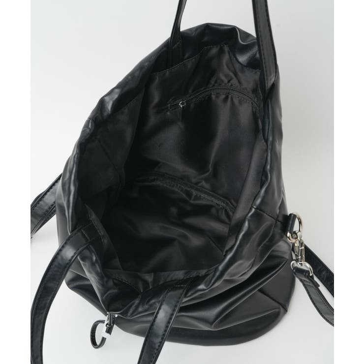 レザータッチ2WAY巾着ショルダー[品番：WG010089807]｜WEGO
