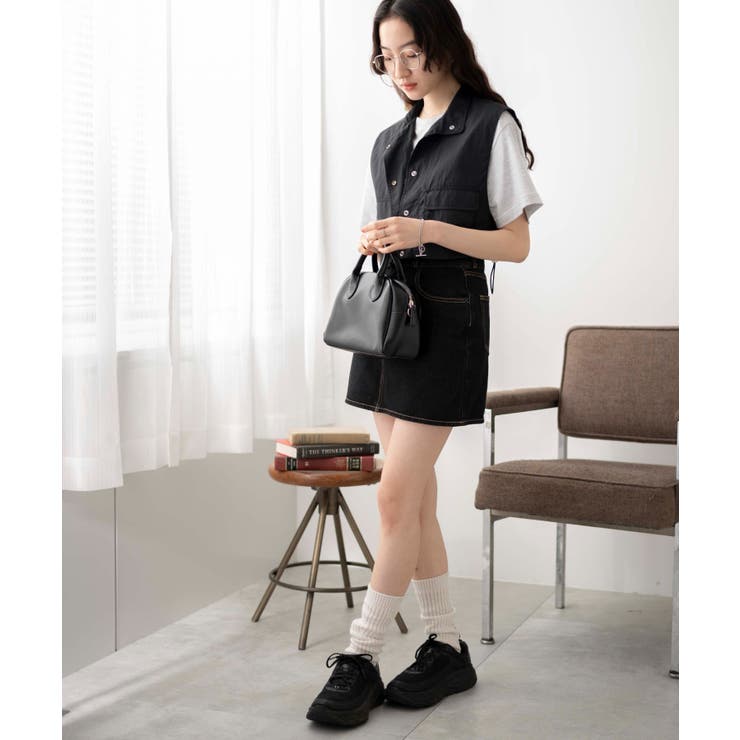 ミリタリーナイロンショートベスト | WEGO【WOMEN】 | 詳細画像4 