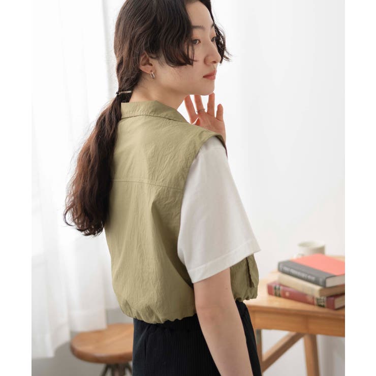 ミリタリーナイロンショートベスト | WEGO【WOMEN】 | 詳細画像9 