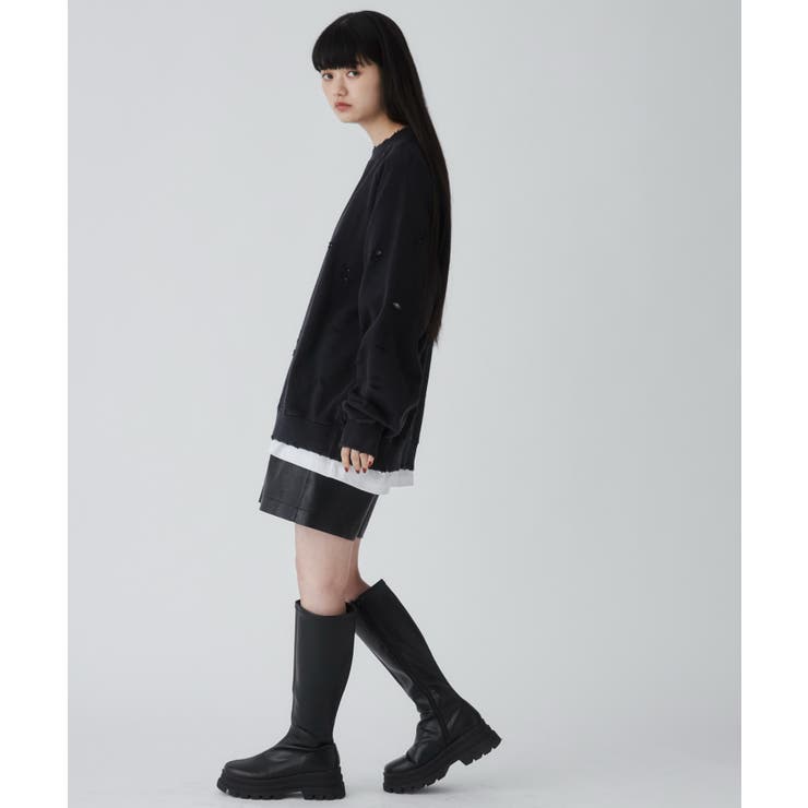 ダメージプルオーバースウェット | WEGO【WOMEN】 | 詳細画像35 