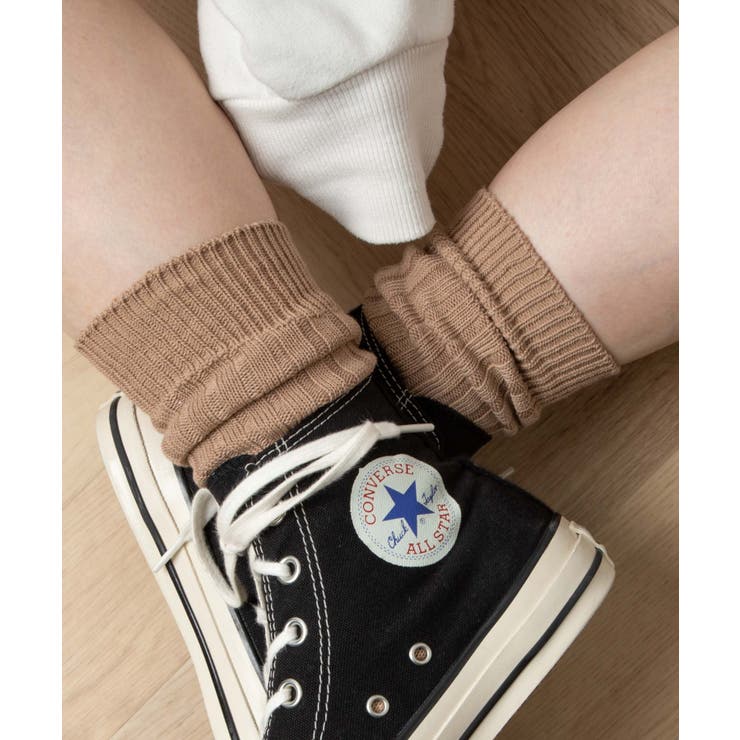 ベージュ | ローゲージソックス | WEGO【WOMEN】