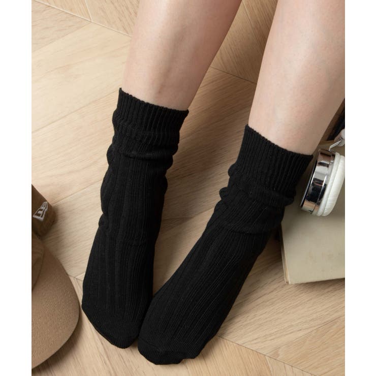 ブラック | ローゲージソックス | WEGO【WOMEN】