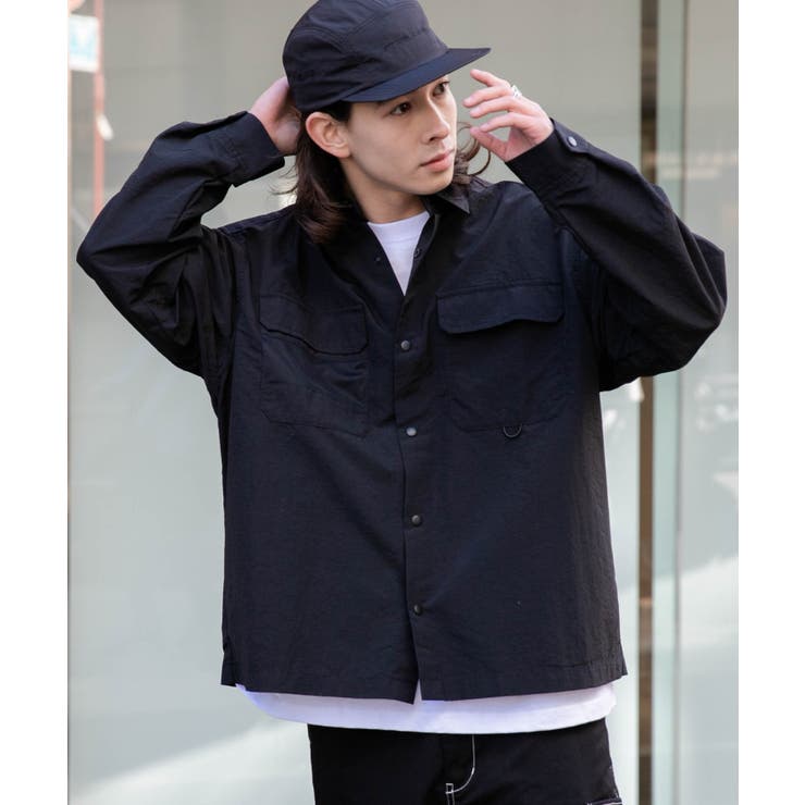 ナイロンメッシュポケットシャツ[品番：WG010089860]｜WEGO【WOMEN