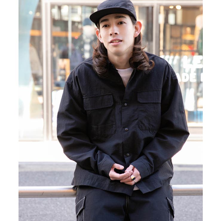 ナイロンメッシュポケットシャツ[品番：WG010089860]｜WEGO【WOMEN