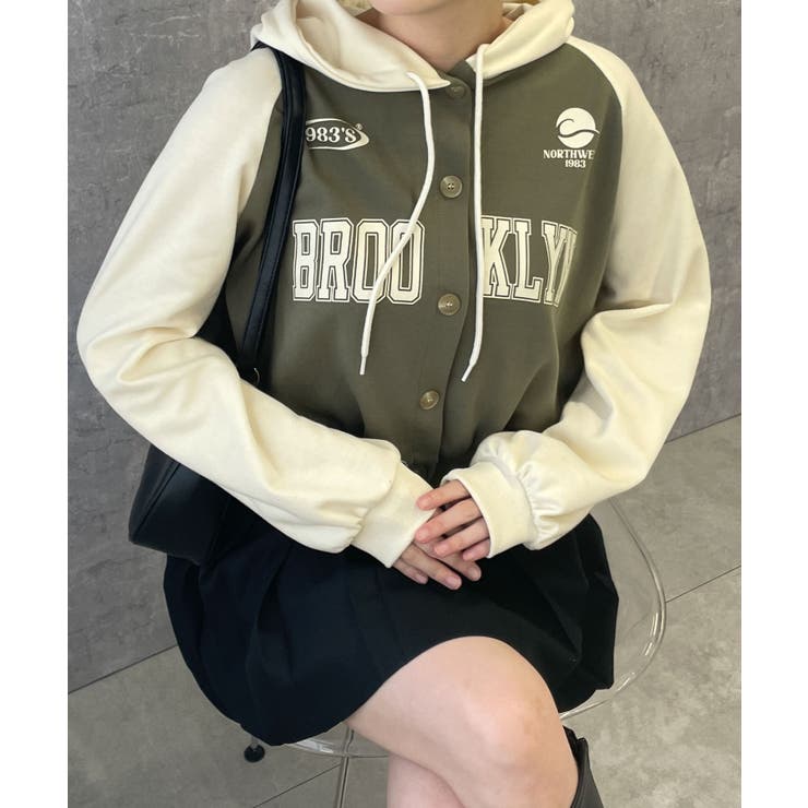 カレッジカットパーカー | WEGO【WOMEN】 | 詳細画像10 