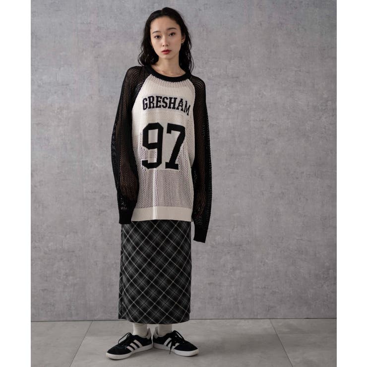 【レイダース】 チームロゴ メッシュシャツ 黒 Vネック ウィゴー Mサイズ VARSITY EMBROIDERY TEE / BLACK | ZETA DIVISION STORE