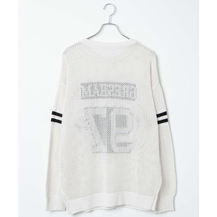 ロゴメッシュジャガードニット | WEGO【WOMEN】 | 詳細画像25 