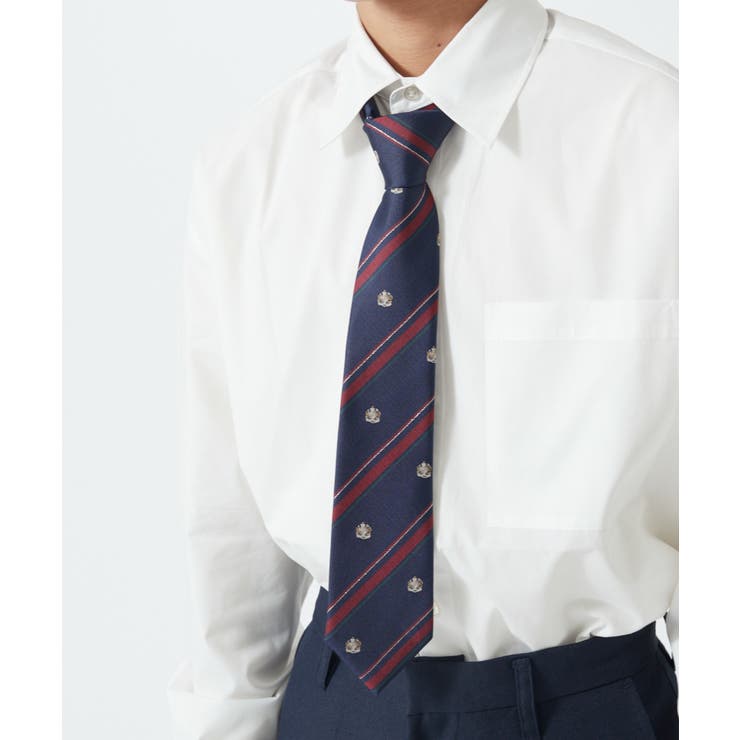 メンズエンブレム柄スクールネクタイ | WEGO【MEN】 | 詳細画像1 