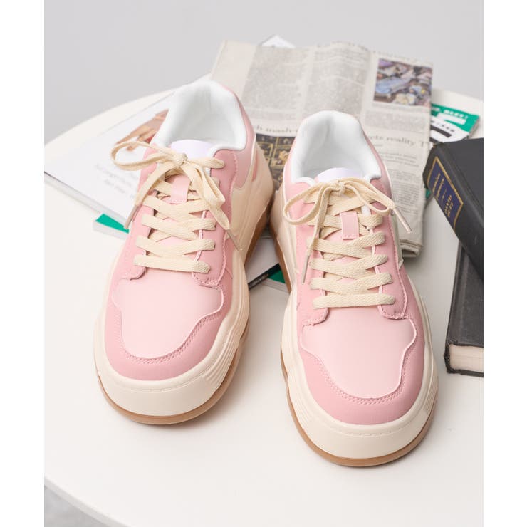 ウェーブソールカラースニーカー[品番：WG010089986]｜WEGO