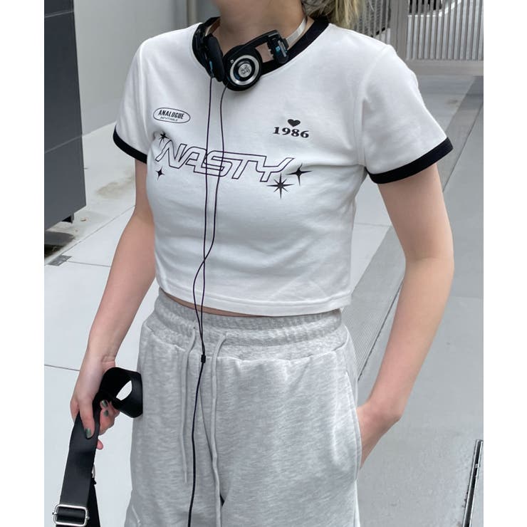 デザインプリントチビT[品番：WG010090007]｜WEGO【WOMEN】（ウィゴー