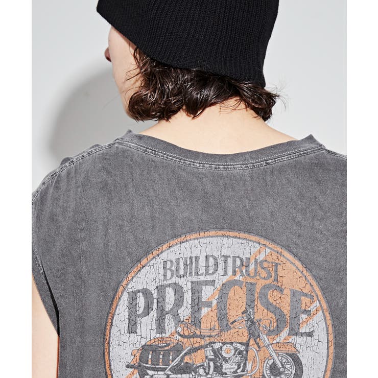 ピグメントグラフィックノースリーブ | WEGO【MEN】 | 詳細画像9 