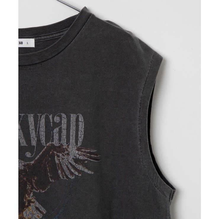 ピグメントグラフィックノースリーブ | WEGO【MEN】 | 詳細画像43 