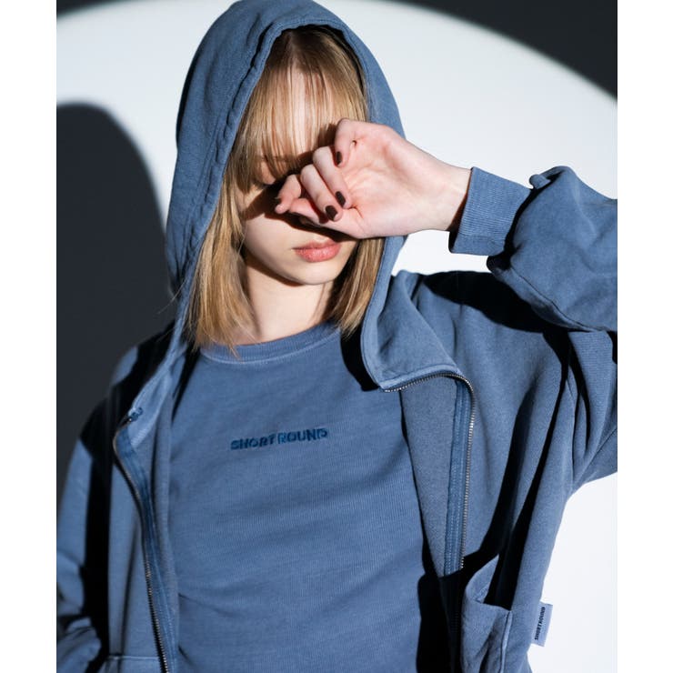 【自社ZOZO限定】SHORT HIGHNECK ZIP HOODIE | WEGO【WOMEN】 | 詳細画像2 
