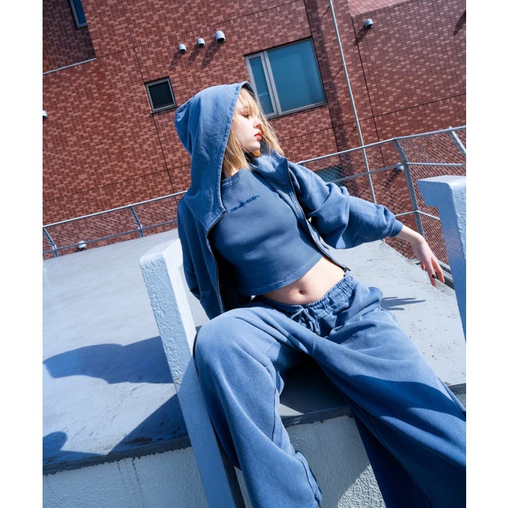 【自社ZOZO限定】SHORT HIGHNECK ZIP HOODIE | WEGO【WOMEN】 | 詳細画像4 